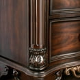thumbnail image 6 of Furniture of America Davidson Nightstand with 2-Drawer, Brown Cherry, 6 of 9