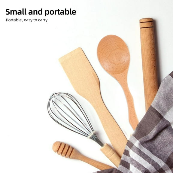 Raindrops Large Wooden Spoon For Cooking Long Handle Wood Spoon Wooden Kitchen Utensil For Mixing Serving And Stirring Wooden Cooking Spoon For Home Use