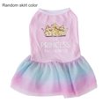 thumbnail image 7 of Walbest Dog Girl Dress Dog Princess Clothes Summer Tutu Dog Vest Shirt Clothes Pet Puppy Skirts, 7 of 7