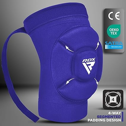 RDX Knee Pads for Work, OEKO TEX CERTIFIED, Anti-Slip Protective Thick Foam Padded Brace, Collision Avoidance Sleeves Pair, MMA Muay Thai Grappling Volleyball Football Wrestling Gardening, Men Women