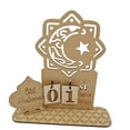 thumbnail image 2 of jifeng Ramadan Advent Calendar Centerpiece Decoration Eid Table Decoration Calendar for Moon Star, 2 of 9