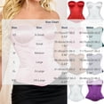 thumbnail image 3 of Fewfanhot Seamless Shapewear for Women Bustier Corset Top Plus Size Satin Waist Cincher Overbust Bustiers, 3 of 9