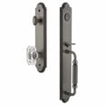 thumbnail image 2 of Grandeur Arc F Grip Dummy Handleset with Baguette Crystal Knob, 2 of 5