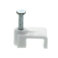 thumbnail image 6 of Secure Cable Ties 8.5mm White Flat Nail Cable Clip - 100 Pack, 6 of 9
