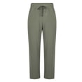thumbnail image 6 of PNTUTB Men's Casual Solid Color Breathable Elastic Waist Drawstring Loose Comfortable Pants with Pockets, 6 of 6