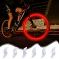 thumbnail image 7 of LED Bike Light, Spoke Light, Six Color S Shaped Tire Spoke Light for Night Outdoor Cycling, Easy Installation, Durable Plastic Material, Battery Powered, Lightweight Compact Design, 7 of 7