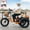 Orange, variant on ESKUTE Adult Electric Tricycle with Reverse, E Trike, 998.4Wh Battery, 20" x 4.0" Fat Tires, Foldable 3-Wheel Electric Bike, Black