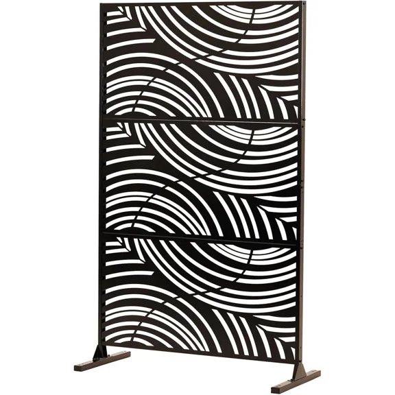 Decorative Outdoor Privacy Screens and Panels Divider with Stand Laser Cut Fence Unbranded