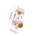 thumbnail image 3 of Ganfancp Christmas Candy Bag Gift Bag Cute Santa Claus Snowman Reindeer Christmas Socks Decorations Ofertas Del Día Sólo En Línea 1* Bolsa de Navidad, 3 of 6