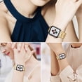 thumbnail image 7 of Fitlink Ultra Thin Metal Wristband Strap for Apple Watch 38/40/41/42/44/45mm, Compatible with Apple Watch Series 7/6/5/4/3/2/1/SE((Gold-42/44/45mm), 7 of 7