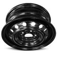 thumbnail image 3 of Wheel Rim for 2010-2013 Kia forte 15 in Black Steel Rim Direct Fit, 3 of 15