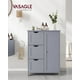thumbnail image 2 of VASAGLE Armario de Baño, Cómoda, Cajonera con un Estante Ajustable, Gabinete con Puerta, 30 x 60 x 80 cm, Gris Paloma, 2 of 6