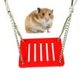 thumbnail image 2 of Hamster Swing Toy Funny Guinea Pig Exercise Toy Small Animal Cage Toy with Chain, 2 of 10