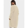thumbnail image 4 of Women's Casual Long Cardigan Sweater - Open Front Lightweight Coat - Long Sleeve Knit Cover-Up, 4 of 6