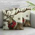 thumbnail image 3 of PHYHOO Christmas Buffalo Plaid Throw Pillow Cover,Winter Holiday Cushion Case Decoration for Sofa Couch, 3 of 5