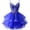 Blue, variant on Tiered Tulle Homecoming Dresses for Teens Lace Applique Beaded Short Dress, Straps Lace Applique,Spaghetti Strap,V Neck,Lace Appliques,A-Line,Plus Size,Corset,Mini Dress