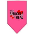 thumbnail image 3 of Pet and Dog Bandana Screen Printed, "The Snuggle Is Real", 3 of 10