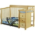 Dream On Me Brody 5in1 Convertible Crib with Changer, Natural