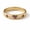 Yellow Plated, variant on Ruby & Diamond Engagement Ring, Flush Set Gemstone Half Eternity Ring, Stackable Minimalist Anniversary Ring, Matching Band Ring, July Birthstone Ring, Promise Ring