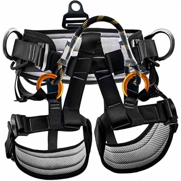 Climbing belts, Thicken Professional Large Size Safety Seat Belts for Tree Climbing, Rescuing Work, Rappelling and Other Outdoor Adventure Activities$$Sport & Recreation Other