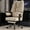 Beige, variant on ATMILD High Back Ergonomic Office Chair Big and Tall Leather Executive Computer Desk Chair with Footrest, White