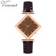 thumbnail image 1 of Reloj de cuarzo para mujer, relojes para mujer VANSVAR Reloj de pulsera analógico con correa de cuero de cuarzo informal para mujer Reloj de acero inoxidable, 1 of 2