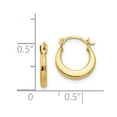thumbnail image 3 of 14K Yellow Gold Earring Shrimp Creole Women'S 10 mm 1.6, 3 of 3