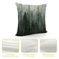 thumbnail image 4 of GOSMITH  Watercolor Pine Trees Throw Pillow Case Cushion Cover Home Office Decorative for Sofa Living Room Square, 4 of 5