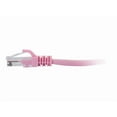 thumbnail image 3 of C2G Câble Ethernet de Réseau Cat6a Sans Accroc Non Blindé (UTP) de 3 Pi - Rose - Câble de Patch - RJ-45 (m) vers RJ-45 (m) - 3 Pi - UTP - CAT 6a - Moulé, Sans Accroc, Échoué - Rose, 3 of 3