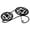 Black, variant on 2 Tier Stand,Metal Flower Stand Indoor Outdoor,Anti-Rust Iron Shelf,Round Flower Pot Stands for Multiple Plants,Display Rack Potted Holders for Garden Home Decor(White)