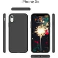 thumbnail image 3 of For Iphone Xr Case Liquid Silicone Slim Cover With Microfiber Lining Shockproof Protective Phone Case For Iphone Xr 6.1 Inch Black[L613], 3 of 5