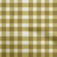 thumbnail image 1 of oneOone Cotton Cambric Olive Green Fabric Gingham Check Sewing Fabric By The Yard Printed Diy Clothing Sewing Supplies 42 Inch Wide, 1 of 4