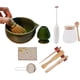 thumbnail image 1 of Juego de 11 batidores de matcha, kit para matcha, cuenco para matcha, tamiz, soporte para batidor de bambú, batidora eléctrica, espumador de mano, cuchara, cepillo, juego de té matcha, kit para, 1 of 8