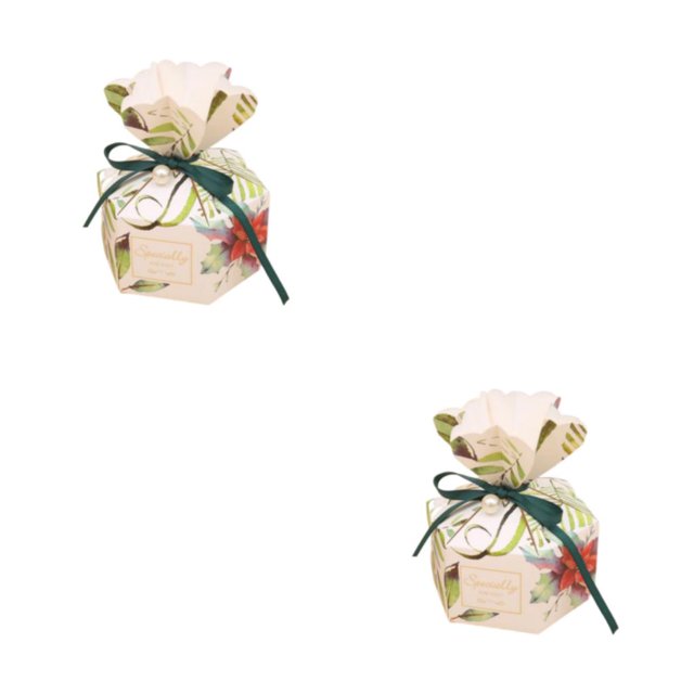 Naiovety Caja de papel para dulces de boda, caja de regalo para fiesta de festival, caja de regalo de azúcar para galletas, embalaje para Type2 NO2