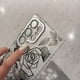 thumbnail image 5 of Funda de teléfono YOUWUMA para Samsung Galaxy S24 Ultra Black Flower, 5 of 6