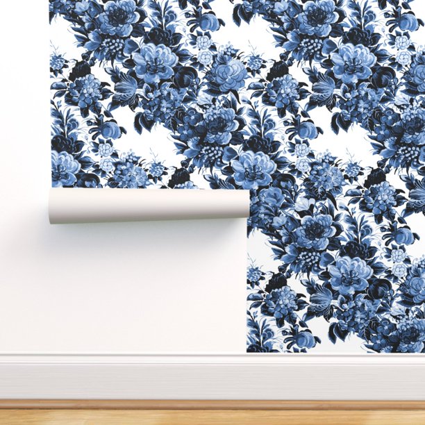 Peel-and-Stick Removable Wallpaper Mid Century Modern Flower Midcentury
