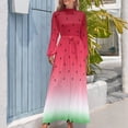 thumbnail image 4 of Vestido largo de sandía, vestido sensual y sexy para mujer, vestido para mujer 2024, 4 of 5
