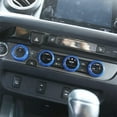 thumbnail image 6 of TINKI Car Air Conditioner and Volume Vent Outlet Knob Button Ring Cover 4pcs for Toyota Tacoma 2015 2016 2017 2018 2019 2020 2021 2022, 6 of 7