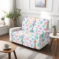 thumbnail image 4 of Xoenoiee Colorful Dog Paw Heart Star Print 6 Pieces Recliner Loveseat Slipcover Leak-proof Jacquard Stretch Soft Sofa Couch Cover Anti-Slip Furniture Protector for Kids, Pets, 4 of 6