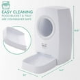 thumbnail image 7 of Arf Pets Automatic Pet Feeder Food Dispenser for Dogs, Cats & Small Animals – Features Voice Recorder, Portion Control & Voice Recording – Timer Programmable Up to 4 Meals a Day, 7 of 7