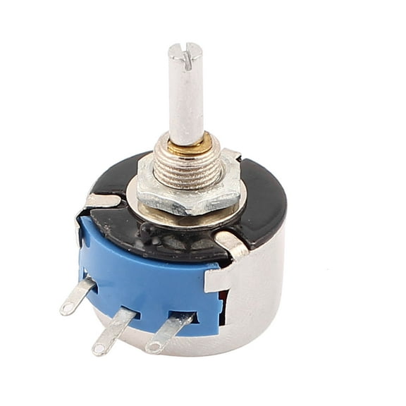 Unique Bargains 4mm Dia Shaft 4.7K ohm 3 Terminals Single Turn Wire Wound Potentiometer 3W