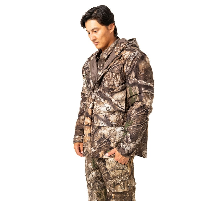 Realtree Men's APX Camo Hunting Jacket - Water Resistant Insulated