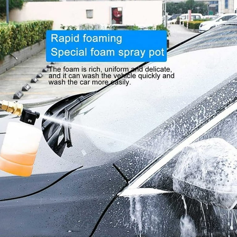 Enegyz Cordless Car wash gun foam generator and spray gun 36V 6000mAH set  complete 2 batteries, hose to wash car truck and flowers