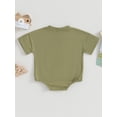 thumbnail image 4 of Bagilaanoe Newborn Baby Girl Boy Rompers Short Sleeve Bodysuits 3M 6M 12M 18M Infant Casual One Piece Short Jumpsuit, 4 of 8