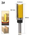 thumbnail image 5 of Juego de brocas para enrutador con patrón de acabado, cortador de madera con vástago de 8Mm, 4 unidades, 5 of 5