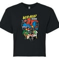 thumbnail image 3 of Marvel Your Friendly Neighborhood Spider-Man - Web Head - Juniors Cropped Graphic T-Shirt, 3 of 5