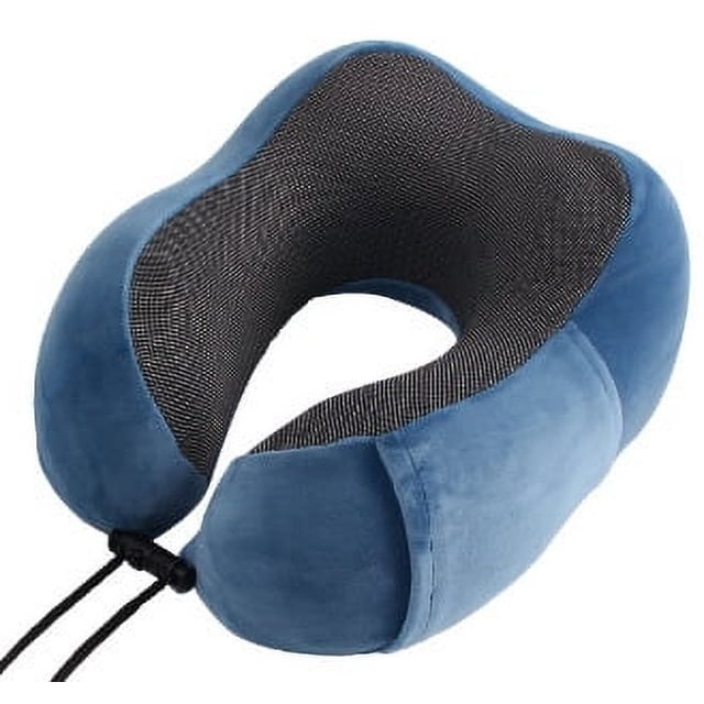 Almohada de espuma viscoelástica en forma de U Almohada en forma de U Regalo para viajes en coche Almohada para la cabeza Siesta Almohada para el cuello cervical Oficina