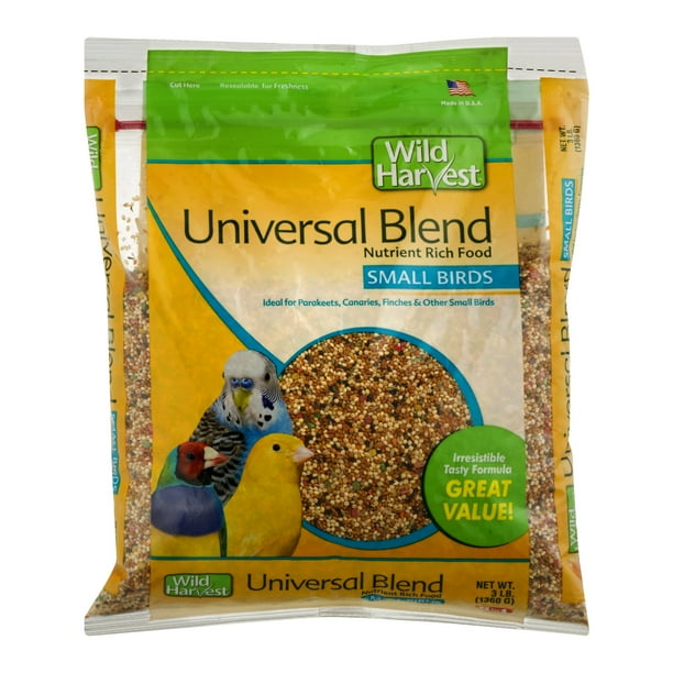 Wild Harvest Universal Blend Premium Small Birds Seed, 3 lbs