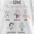 thumbnail image 2 of Girl's Disney Princess Personalities  Graphic Tee White Medium, 2 of 4