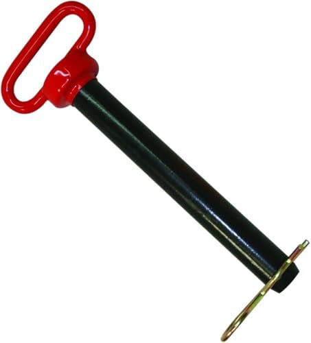 YueNina Red Head Hitch Pin for Tractor or Trailer - 1" x 7-1/2" - Pin for Trailer